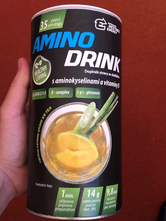 Amino drink dodává energii a kvalitní aminokyseliny Restart Energy